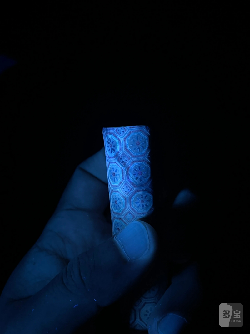 清乾隆 洋彩几何纹牙签筒 - 图8